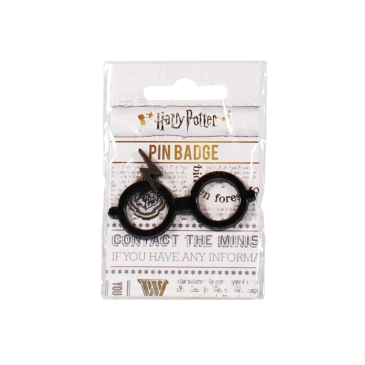Harry Potter Emaille-Pin - Brille und Narbe