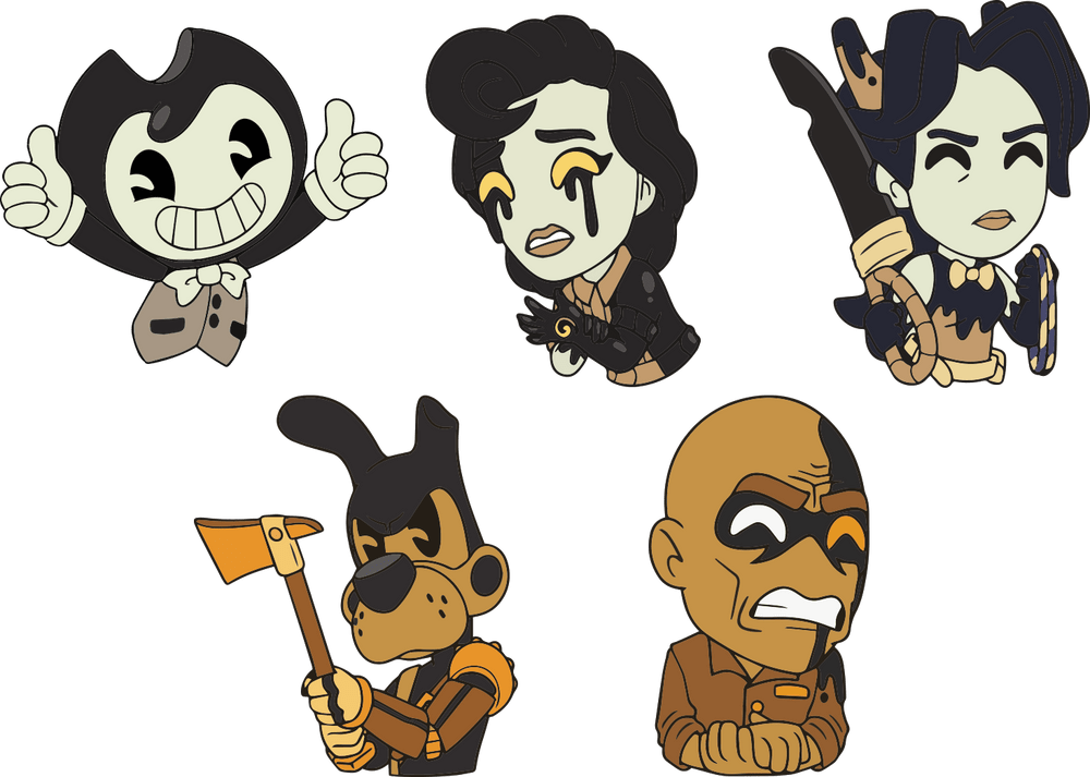 Bendy Anstecknadel-Set