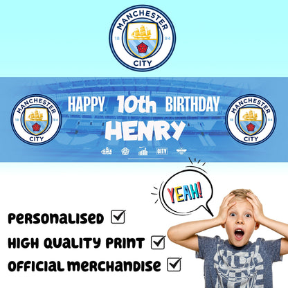 Bannière d’anniversaire – Manchester City