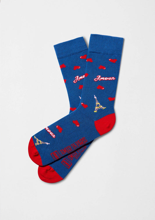 BeEmilyInParis Love Blue Socks
