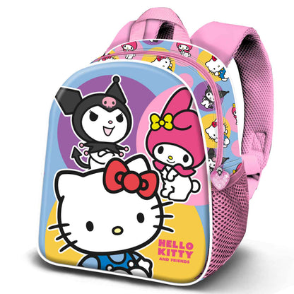 Sac à Dos 3D Elite Hello Kitty « Happy » – Rose