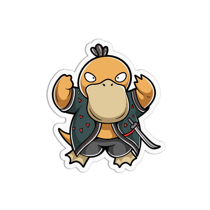 Samurai-Ente Sticker