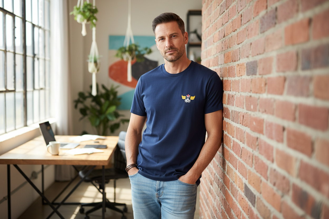 Besticktes T-Shirt - Goldorak