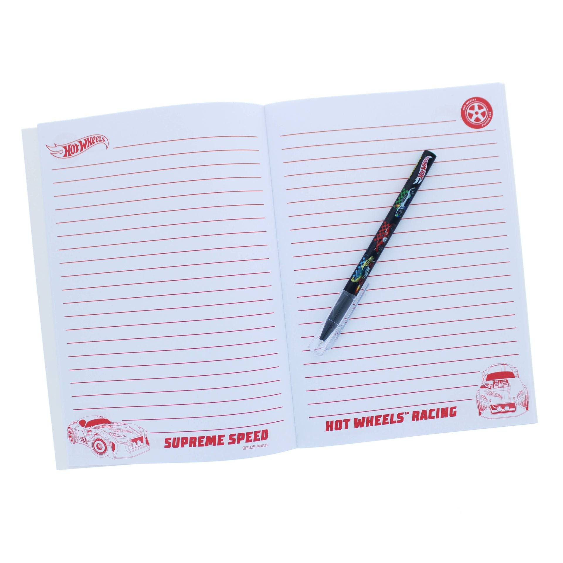 Ensemble de – papeterie Super Hot Wheels | Blueprint Collections – vue 5
