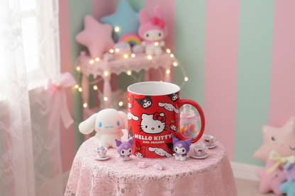 Mug Hello Kitty « Faces » – Rouge