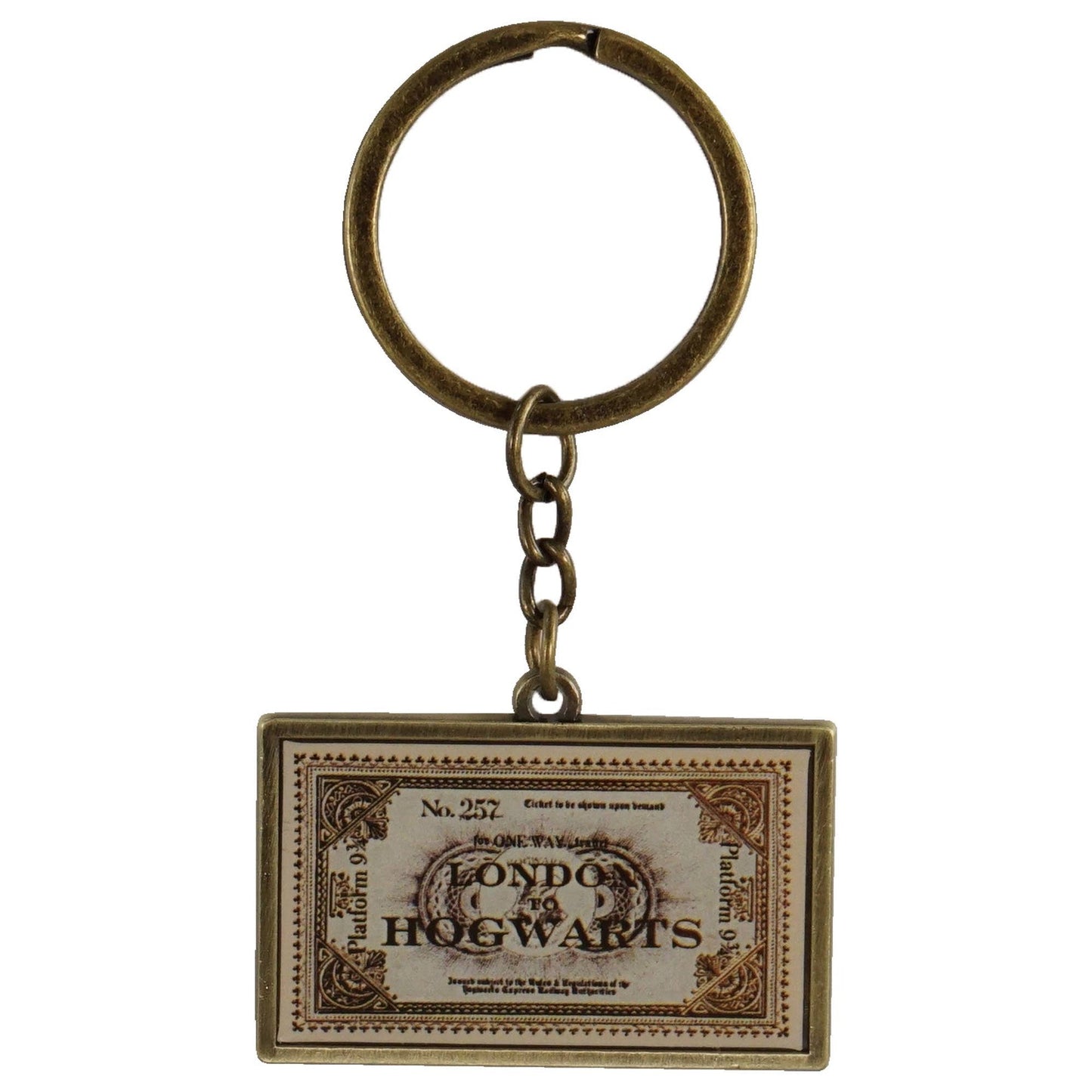 Harry Potter Keychain - London to Hogwarts Ticket