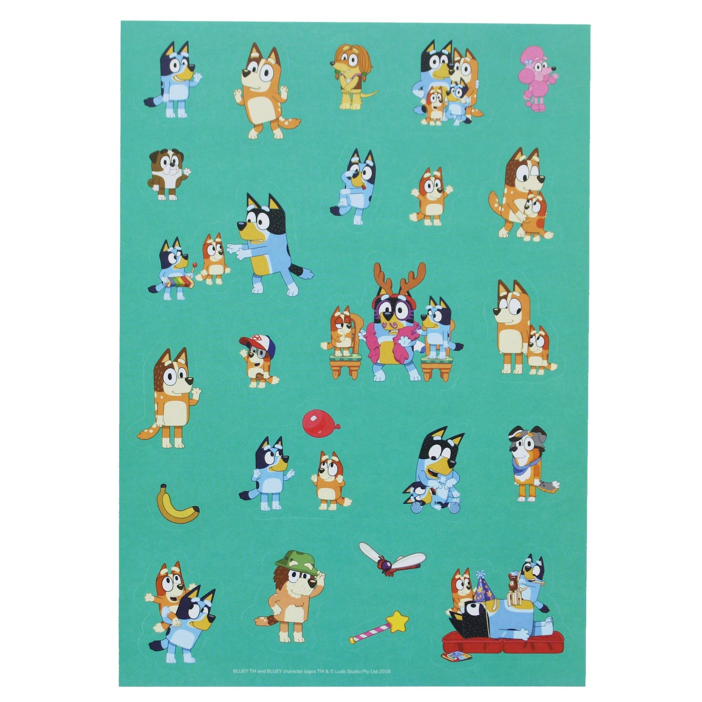 Ensemble – Bluey de coloriage, autocollants et tampons | Blueprint Collections – vue 8