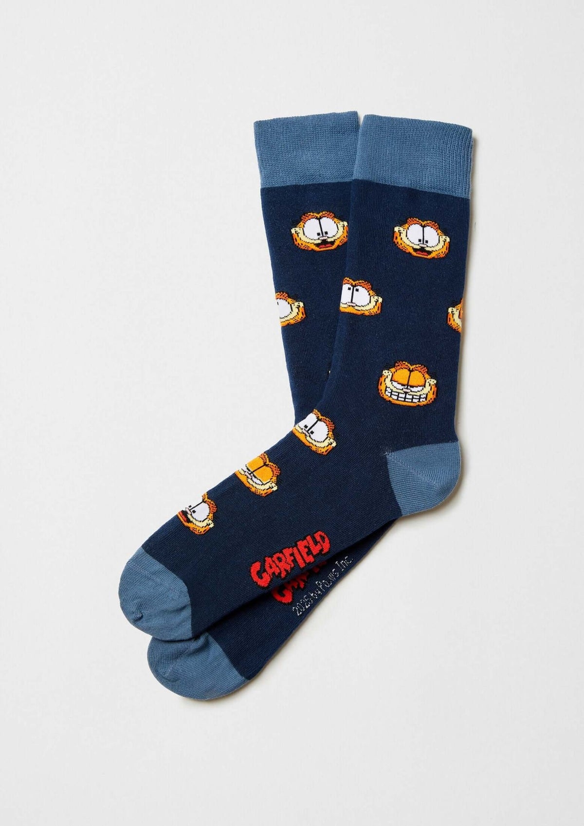 Chaussettes BeGarfield Faces Marine – Besocks