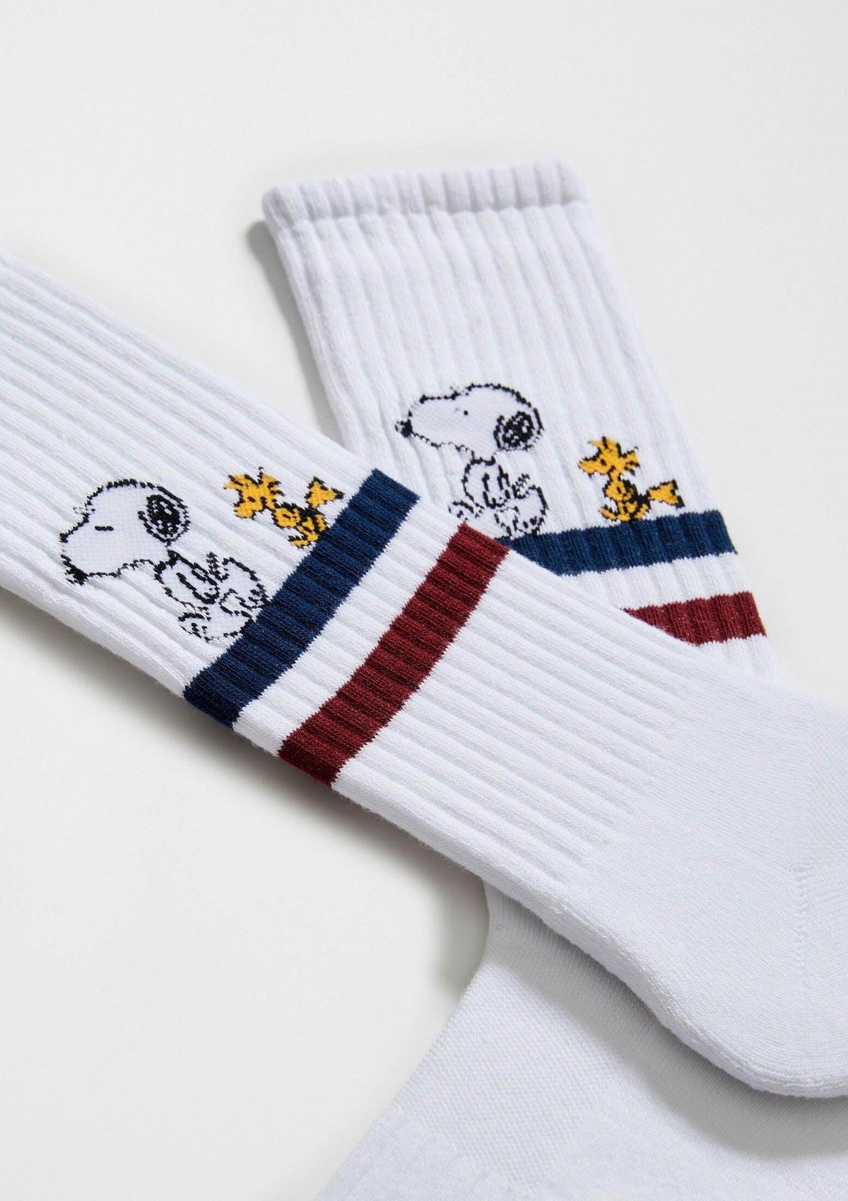 Sportsocken BeSnoopy Stripes Weiß