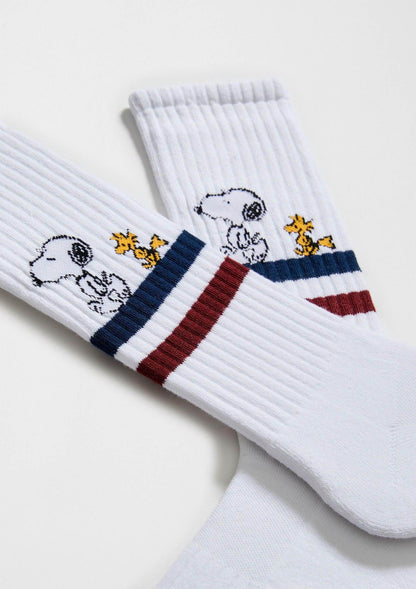 Chaussettes de sport BeSnoopy Stripes Blanc