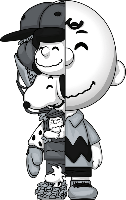Charlie Brown enthüllt Monochrom