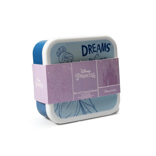 Set mit 3 Disney-Prinzessinnen-Snackboxen