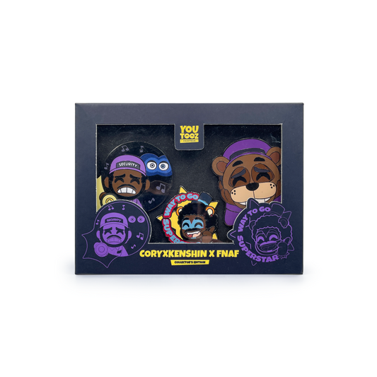 CoryxKenshin x FNAF Anstecker-Set