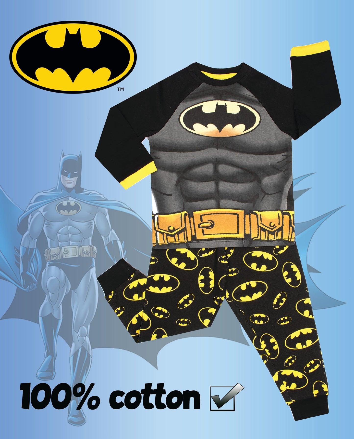 Batman noir enfant Pyjama