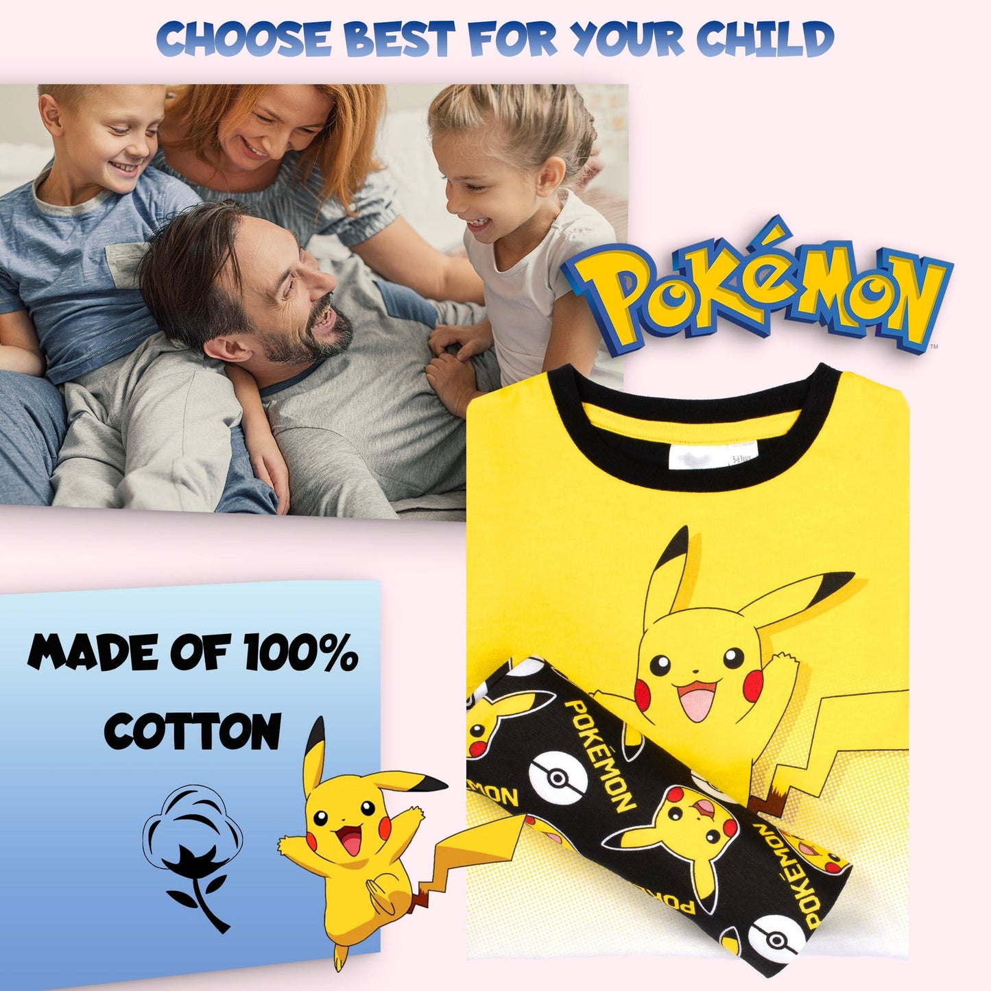 Pyjama – Pokemon – Pikachu