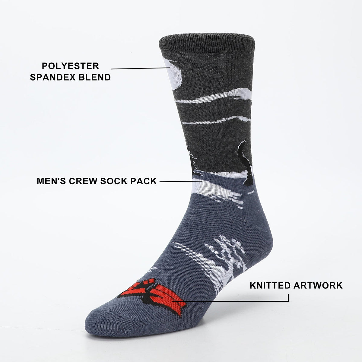 Chaussettes homme Godzilla King of the Monsters - lot de 5 paires