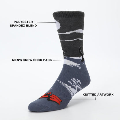 Chaussettes homme Godzilla King of the Monsters - lot de 5 paires