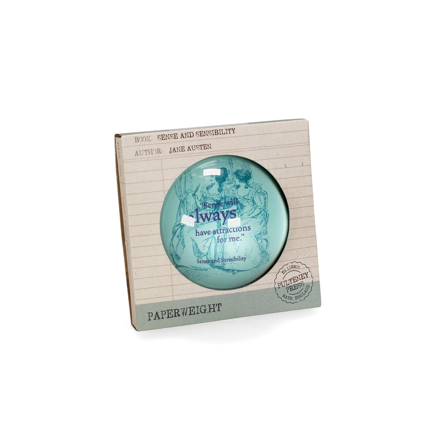 Briefbeschwerer Jane Austen - Pulteney Press 70 mm