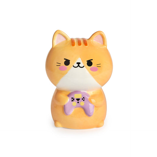 Kawaii Gamer-Katzen-Spardose
