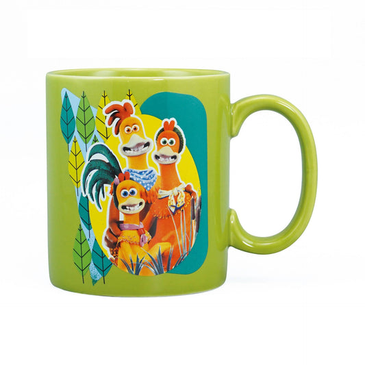 Chicken Run Mug - Free Range family 400 ml