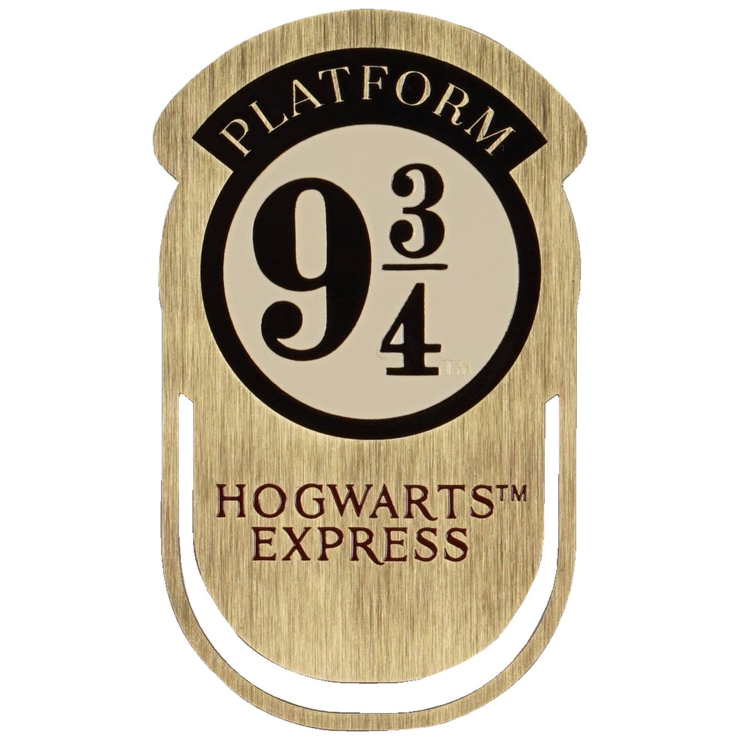 Marque-page en métal Harry Potter - Voie 9¾
