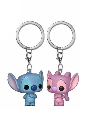 Pocket Pop Schlüsselanhänger: Disney – Stitch &amp; Angel (2er-Pack)