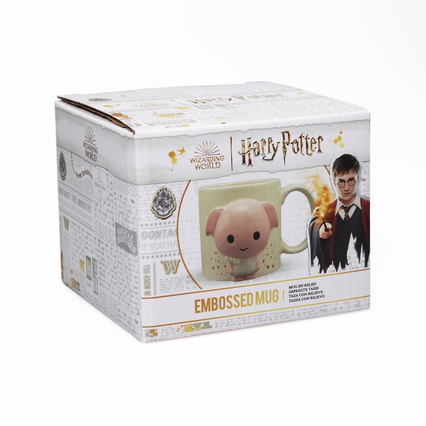 Harry Potter Mug - 350 ml Embossed Cardboard Kawaii Dobby
