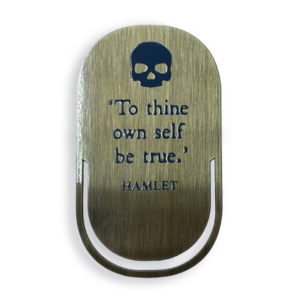 Marque-page en métal Shakespeare - Hamlet