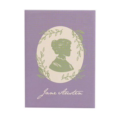 Jane Austen Magnet - Metal Silhouette