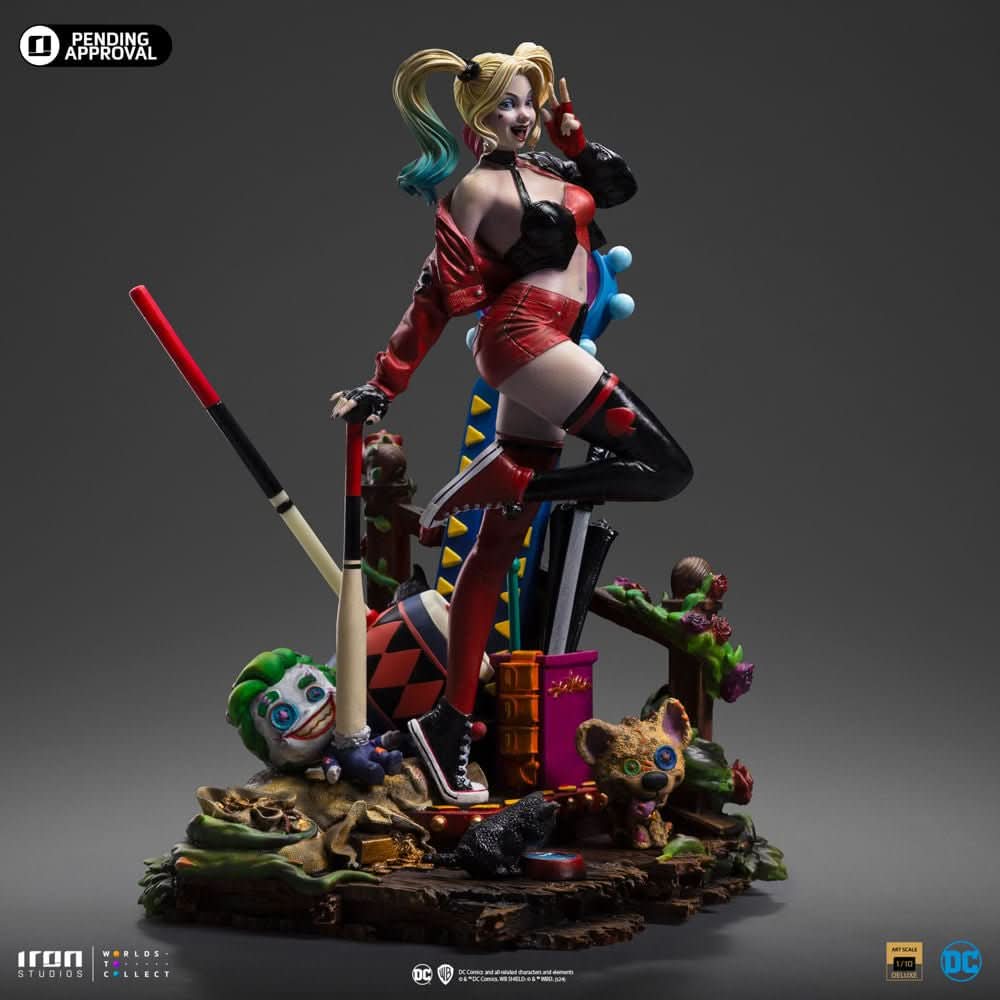 Harley Quinn Deluxe Statue - Gotham City Sirens - Art Scale 1/10 - DC Comics