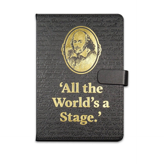A5 Flexible Notebook Shakespeare - All the world's a stage