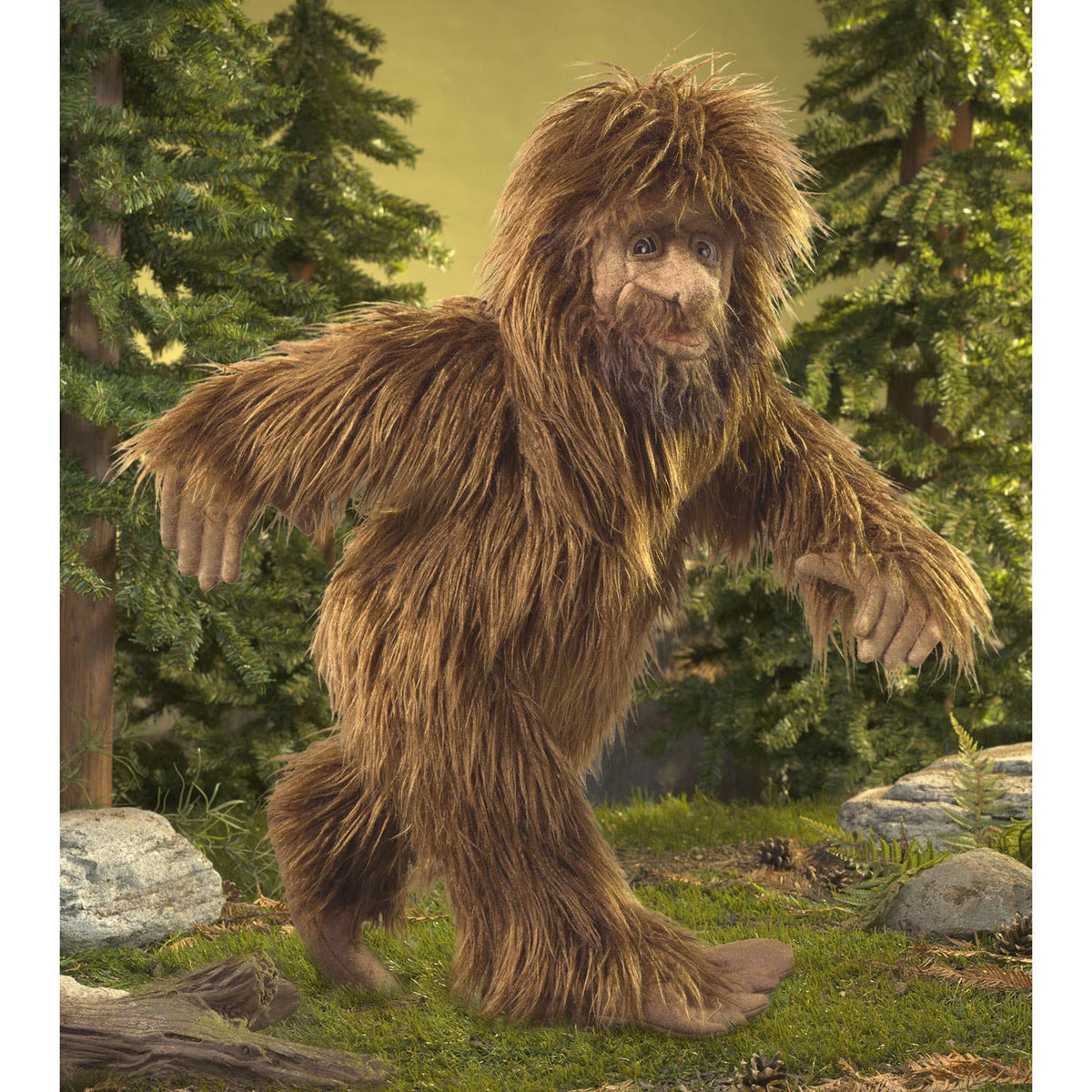 Marionnette à main Bigfoot 3180/ Sasquatch Folkmanis réaliste