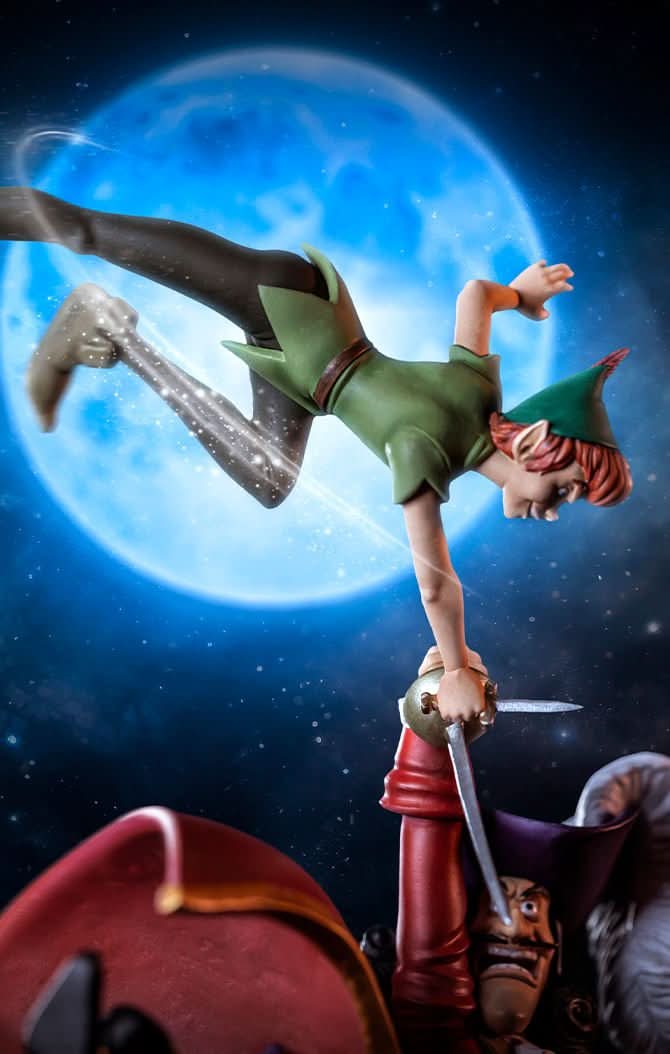 Statue Peter Pan vs Hook - Disney 100th - Peter Pan - Art Scale 1/10 - Disney Classics