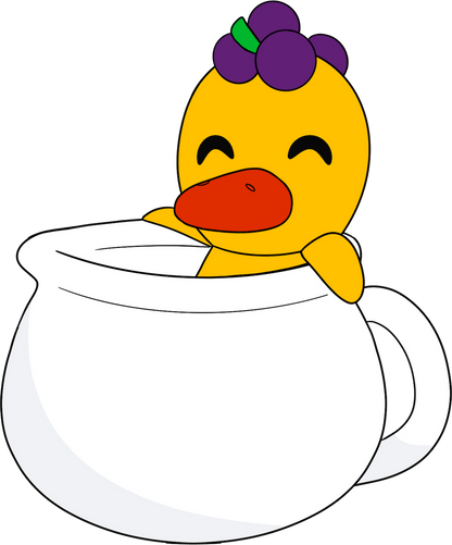 Duck Song Cup Plüsch (15 cm)