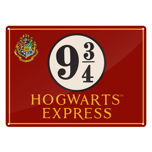 Harry Potter Decorative Metal Plaque - Hogwarts Express