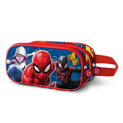 Marvel Spider-Man "Best Team" Double 3D Pencil Case