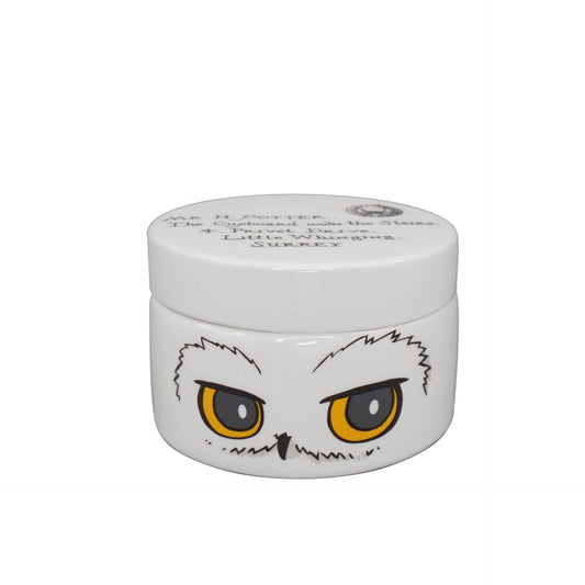 Harry Potter Keramikdose, rund - Hedwig