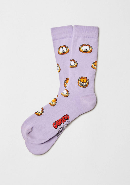 BeGarfield Faces Mauve Socken