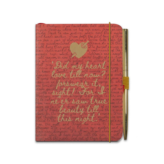 Carnet A6 Shakespeare - & Stylo Roméo & Juliette