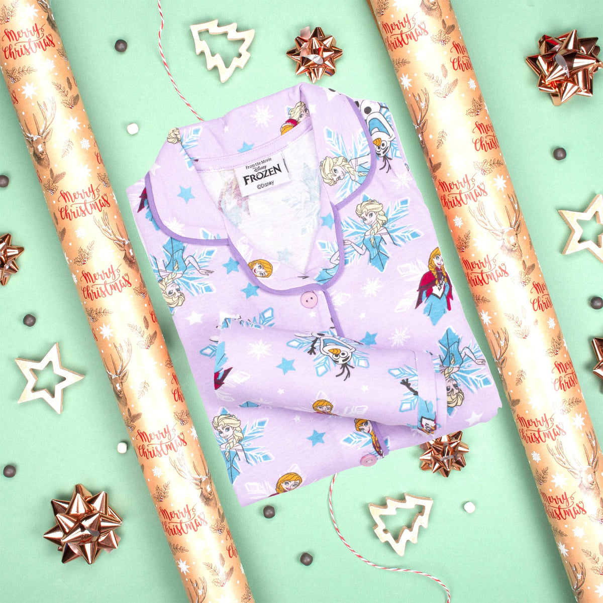 Pyjama enfant Disney Frozen à boutons – Fringoo