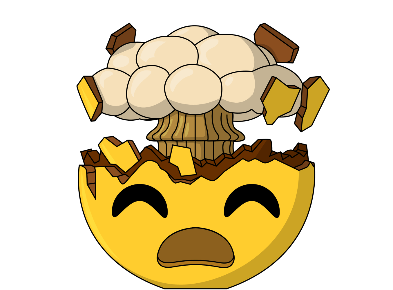 Mind blown emoji