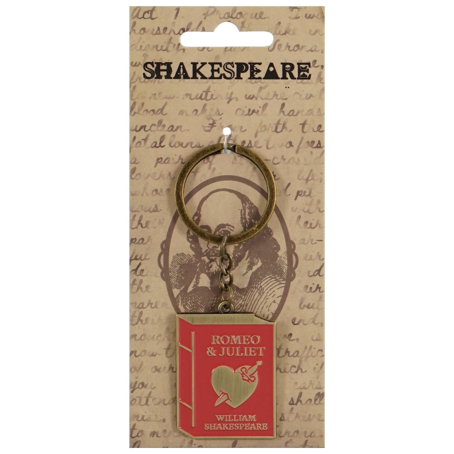 Shakespeare Keychain - Romeo & Juliet
