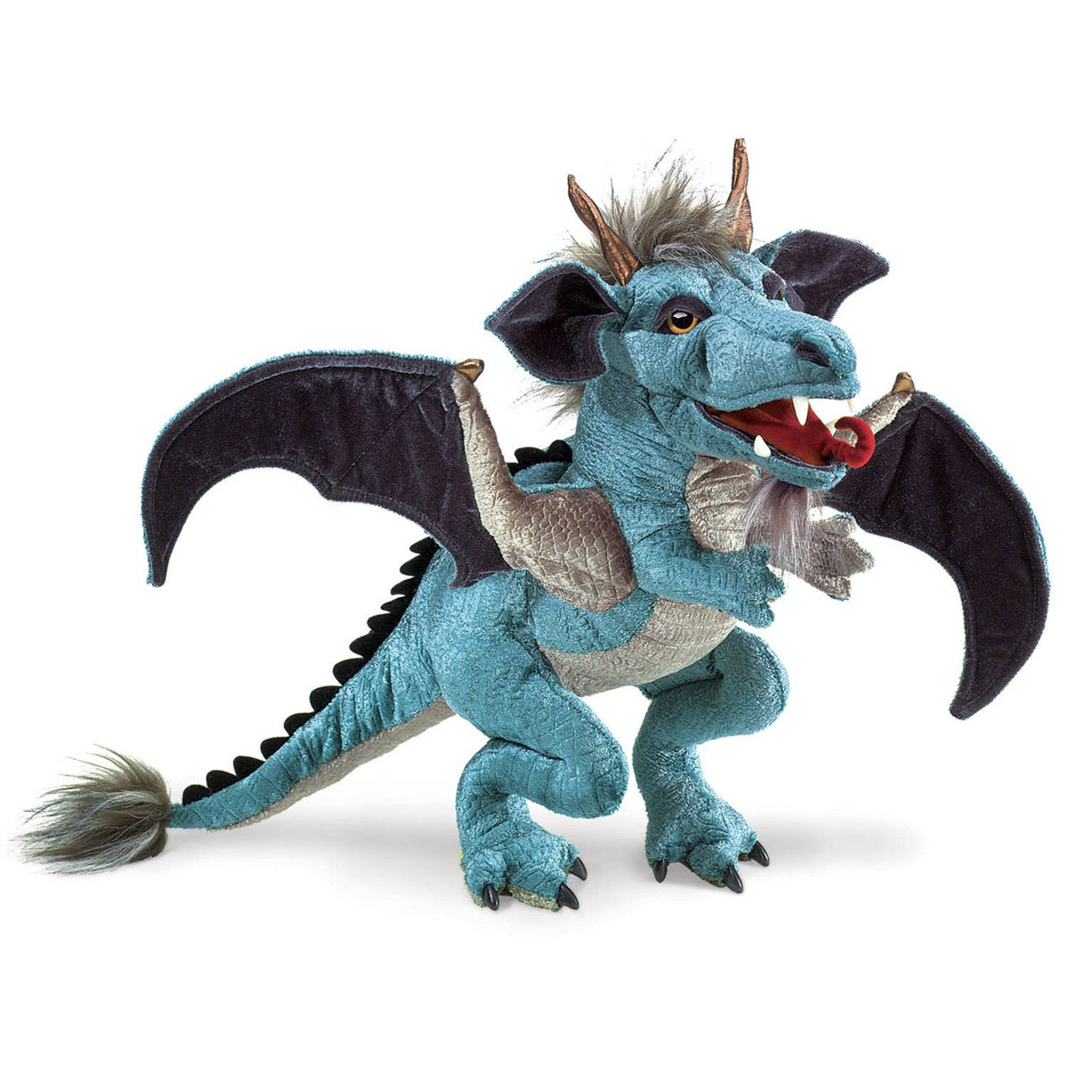 Marionnette à main Dragon Folkmanis réaliste