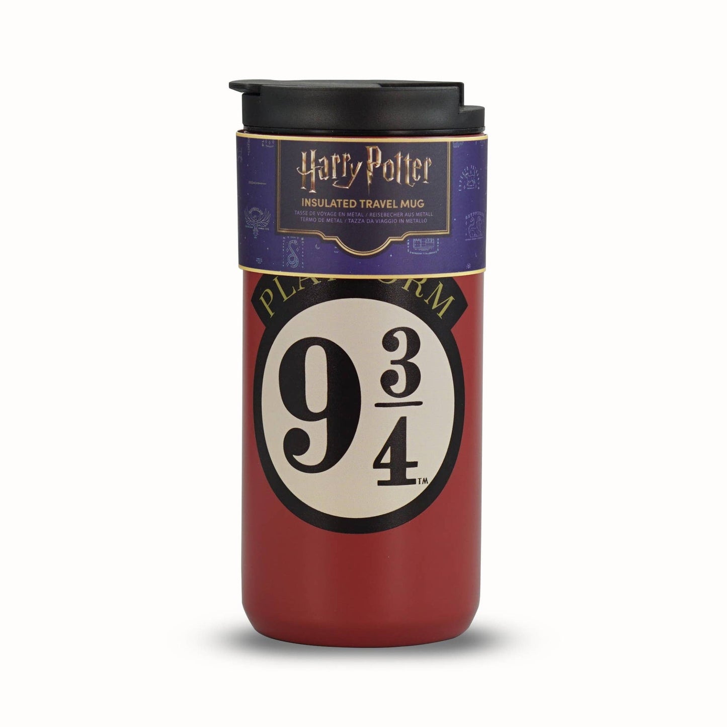 Mug de voyage en métal Harry Potter - Voie 9¾ 350 ml