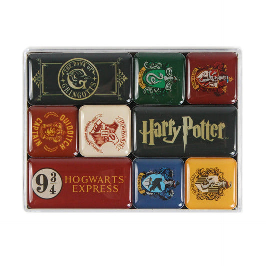 Set of 9 Harry Potter Epoxy Magnets - Houses
