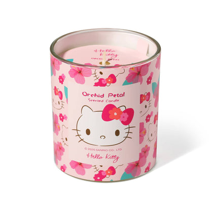 Pink Candle with Original Hello Kitty Print, Orchid Petal Scent