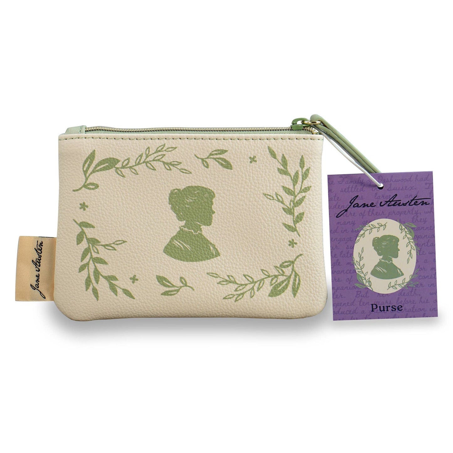 Jane Austen Coin Purse - Quote 9 x 13 cm