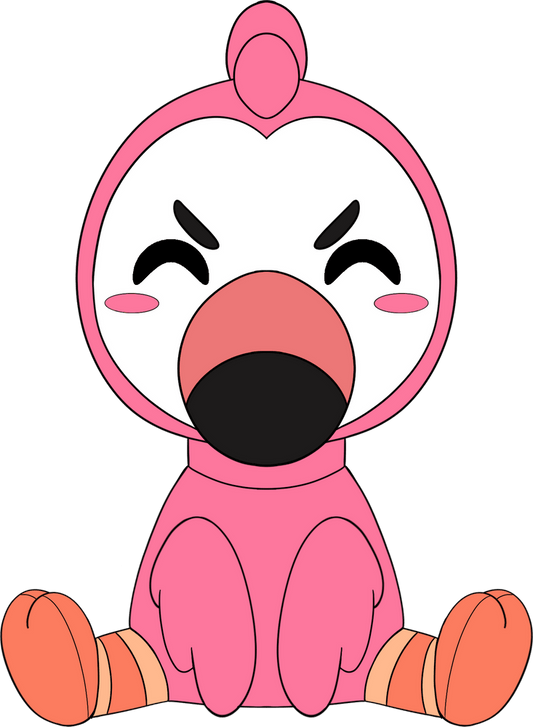 Flamingo Sit Plush (1 ft)