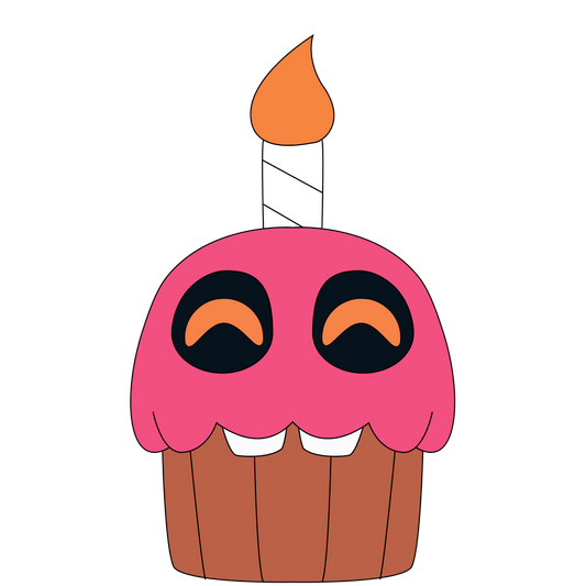 Cupcake Shoulder Rider (6IN)