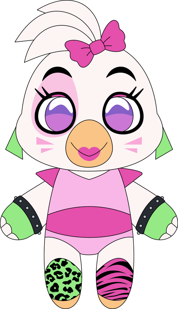 Chibi Glamrock Chica Plüsch (23 cm)
